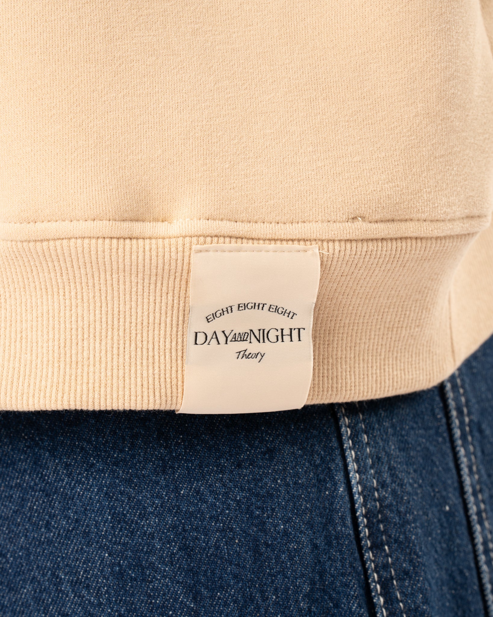 Beige Midnight balance hoodie