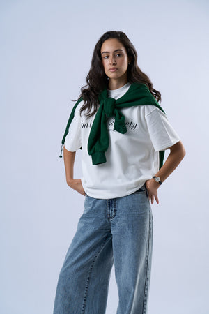 Balanced Society Relaxed Tee - Off white