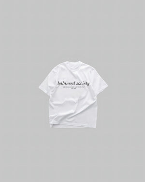 Balanced Society Relaxed Tee - Off white