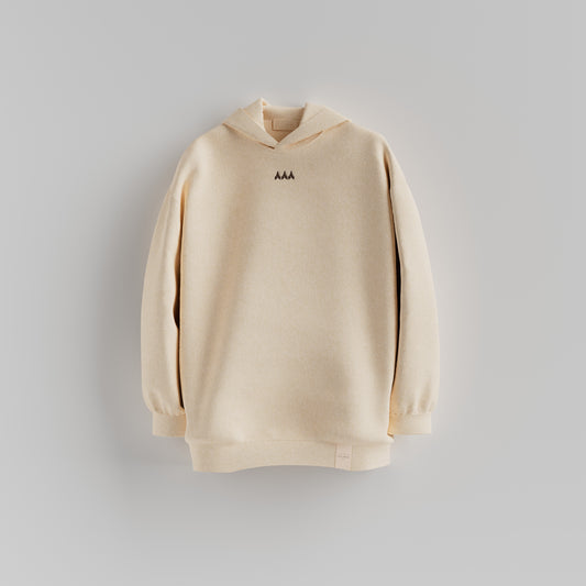 Beige Midnight balance hoodie